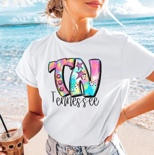 Tennessee Neon Splash DTF Transfers - THIS IS NOT A SHIRT Hoodie, Sweatshirt | InkThreadWorks.com