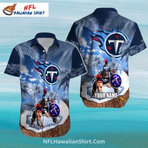 Tennessee Titans Gladiator Aloha Shirt - Coconut Island