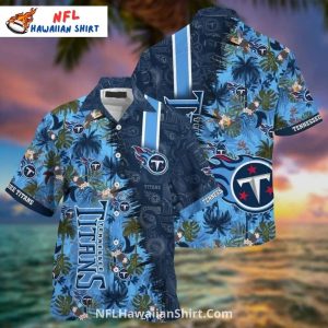 Tennessee Titans Tropical Palm Island Hawaiian Shirt