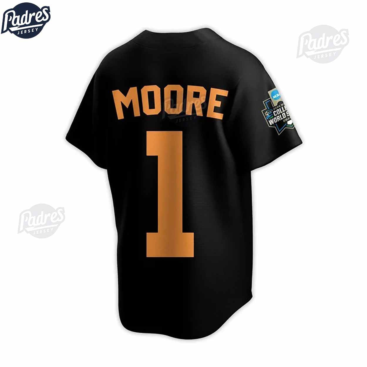 Tennessee Volunteers 2024 College World Series Champions Custom Black Baseball Jersey - Padres Jersey Oasis: Elevate Your Baseball Style Game