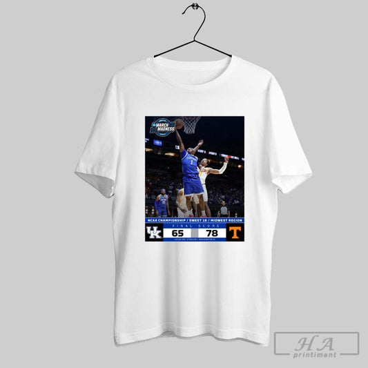 Tennessee Volunteers Mens Basketball Win 78 65 Kentucky Wildcats Final Score Ncaa March Madness 2025