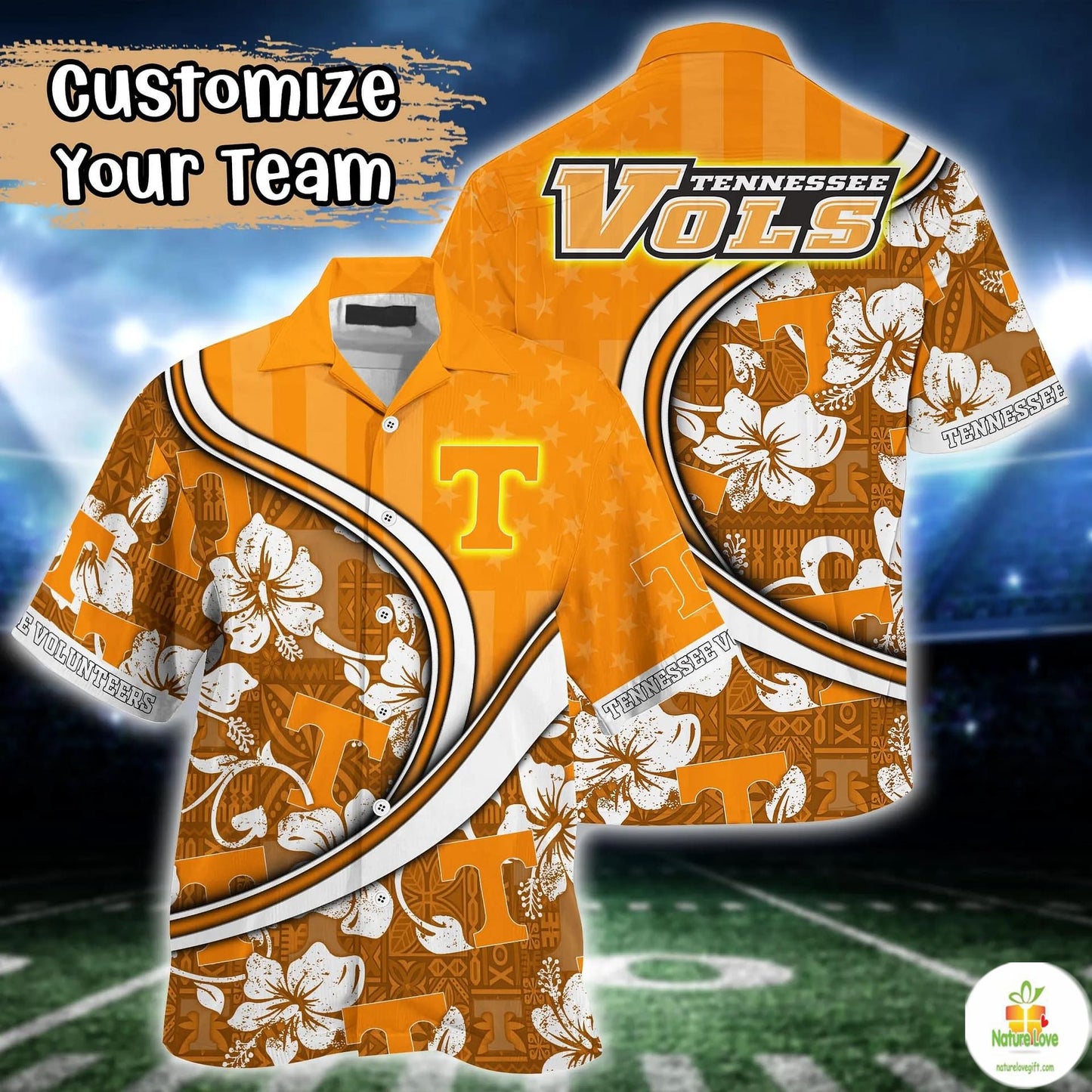 Tennessee Volunteers NCAA Hawaiian Shirt Summer Aloha Shirt
