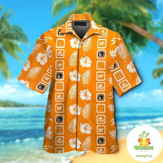 Tennessee Volunteers Hawaiian Shirt Short Sleeve Tropical Aloha VER05