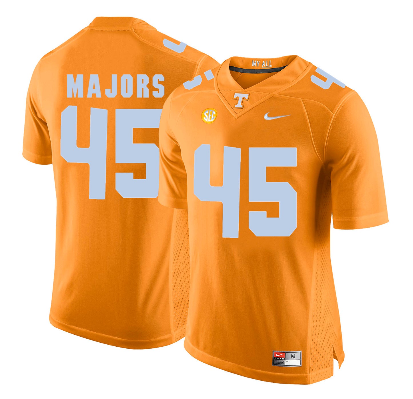 Tennessee MAJORS 45 Orange