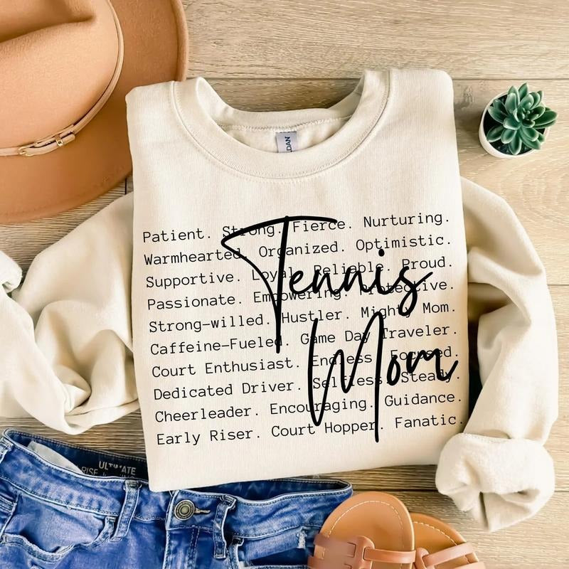 Tennis Mom DTF Transfers - THIS IS NOT A SHIRTstyle{n002}2 T-Shirts, Hoodie, Sweatshirt | InkThreadWorks.com