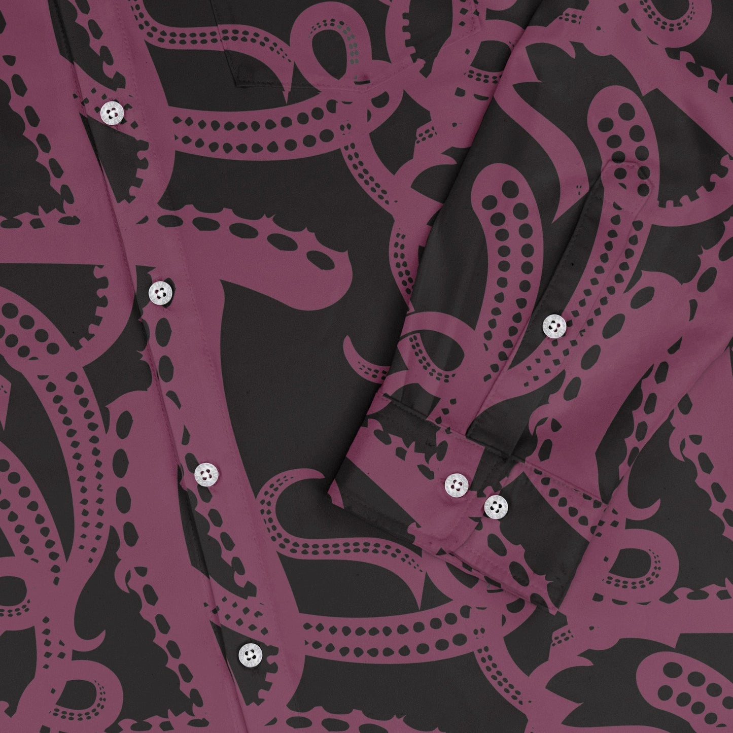 Tentacles of Cthulhu Long Sleeve Button Up Shirt
