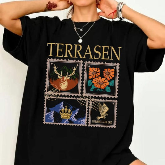 Terrasen Sweatshirt, To Whatever End, Sjm Terrasen , Throne Of Glass T Shirt, Aelin Galathynius, Tog Shirt, Acotar...