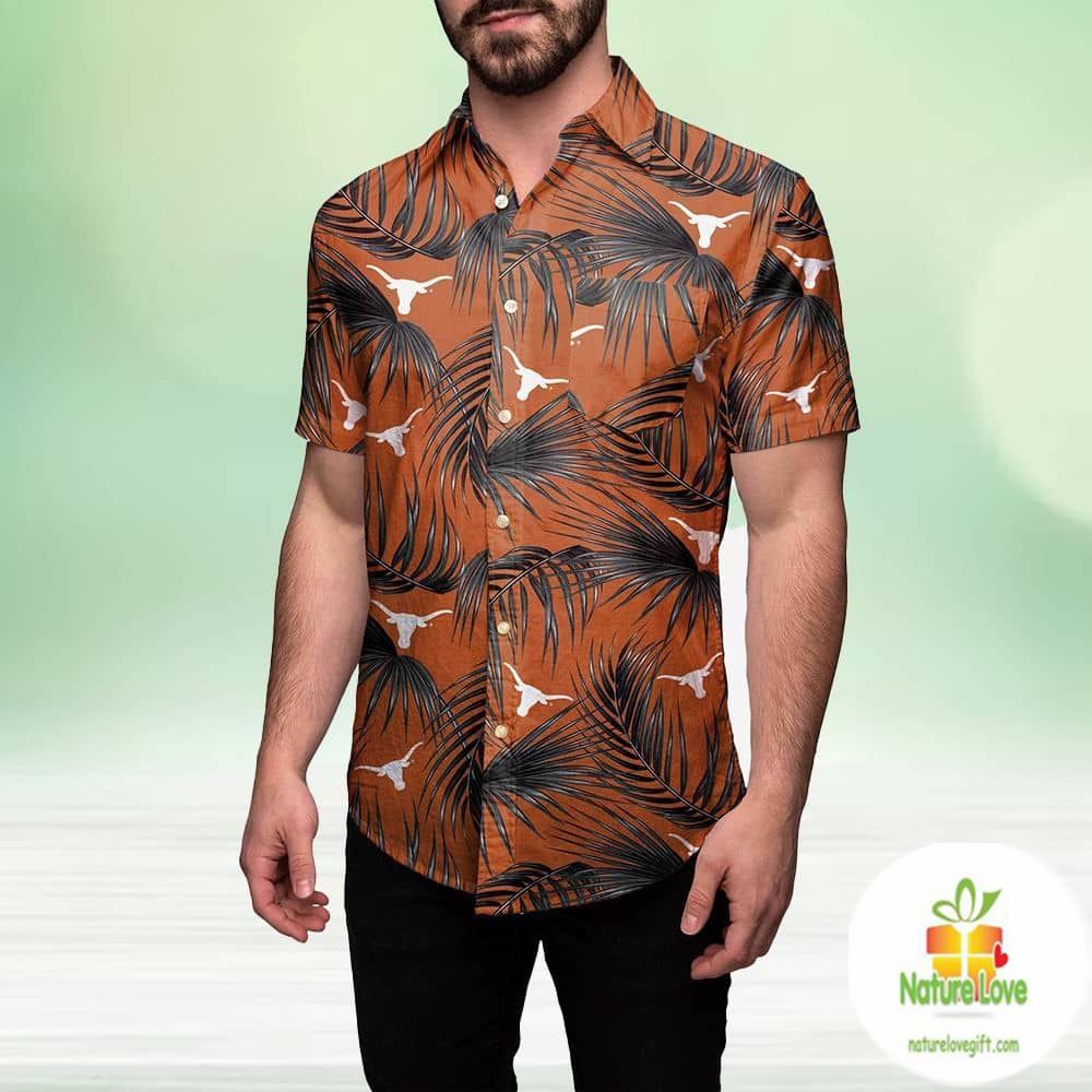 Texas Longhorns Hawaiian Shirt Aloha Button Up Shirts