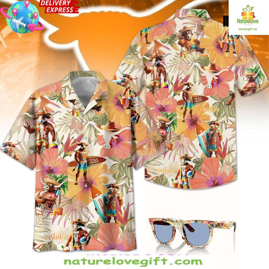 Texas Longhorns Summertime Special Edition Hawaiian Shirt