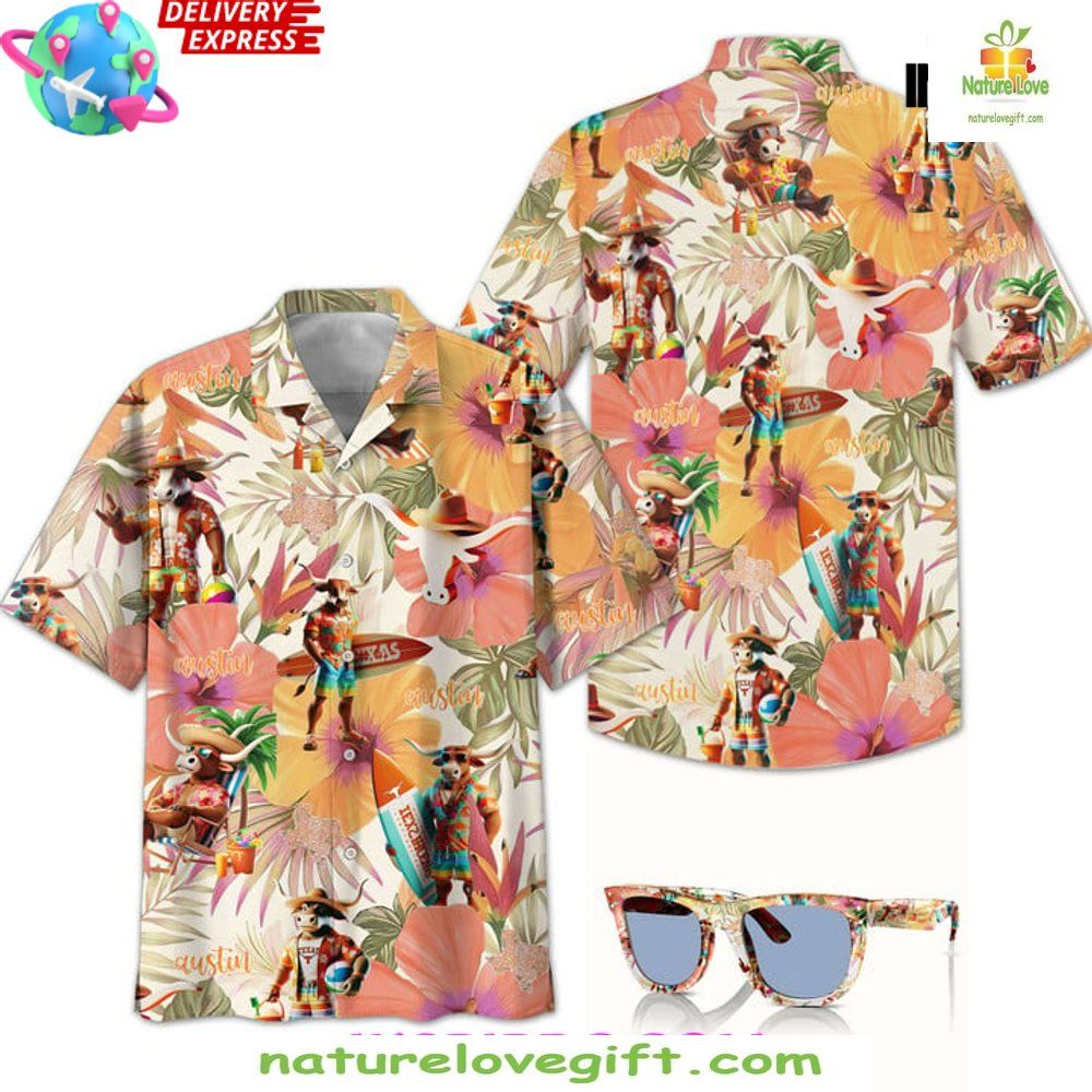 Texas Longhorns Summertime Special Edition Hawaiian Shirt