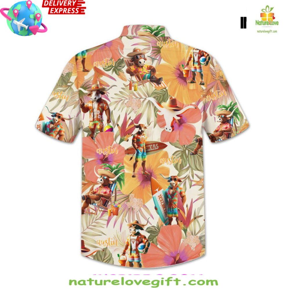 Texas Longhorns Summertime Special Edition Hawaiian Shirt