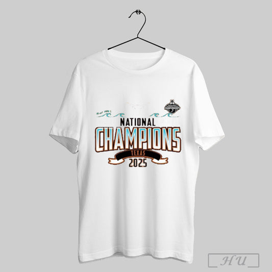 Texas Orange Texas Longhorns 2025 Ncaa Mens Swimming Diving National Champions T Shirt