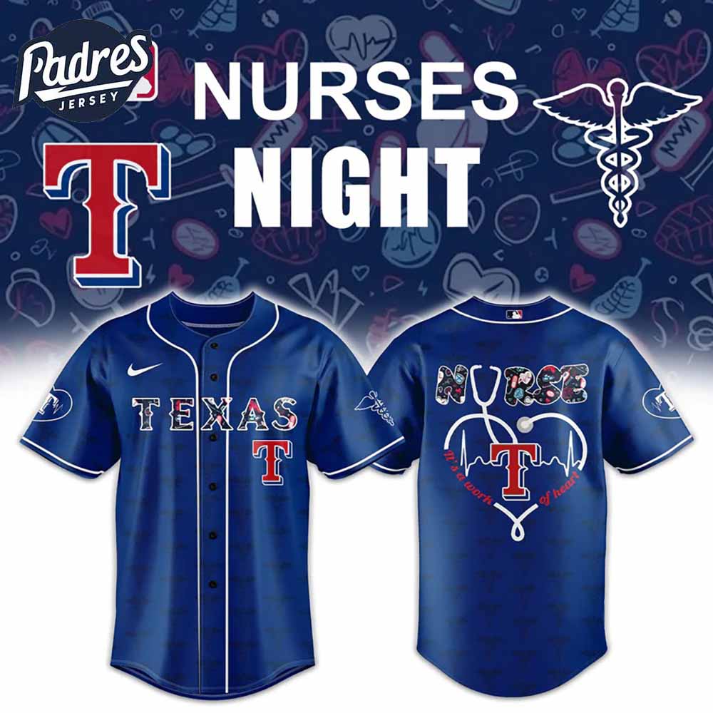 Texas Rangers Baseball Jersey Outfit For Nurses Night 2025 - Padres Jersey Oasis: Elevate Your Baseball Style Game