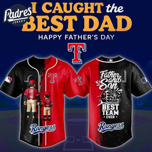 Texas Rangers Happy Father Day 2025 Baseball Jersey - Padres Jersey Oasis: Elevate Your Baseball Style Game
