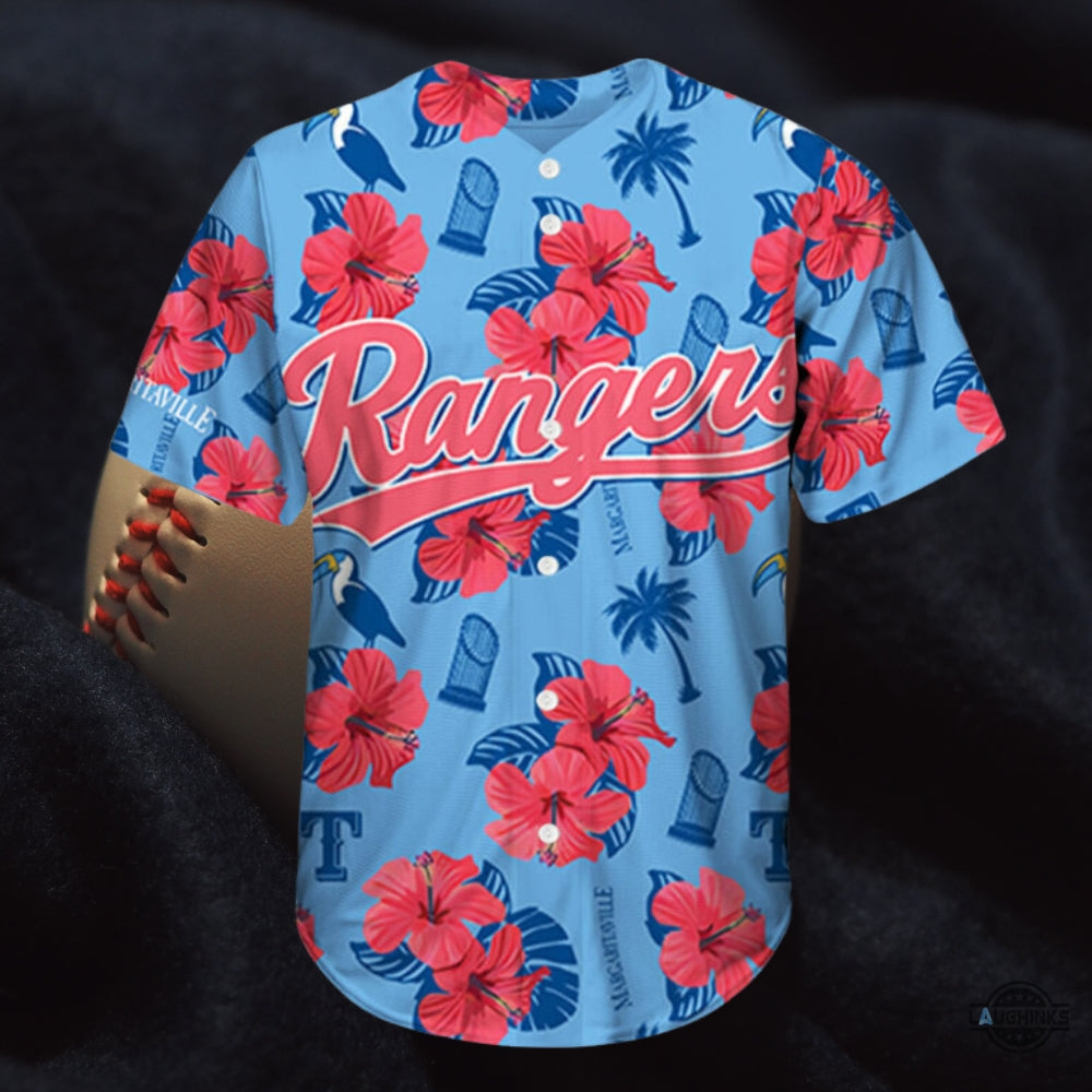 Texas Rangers Hawaiian Shirt Giveaway Margaritaville Night Jersey 2024 Aloha Button Up Shirts