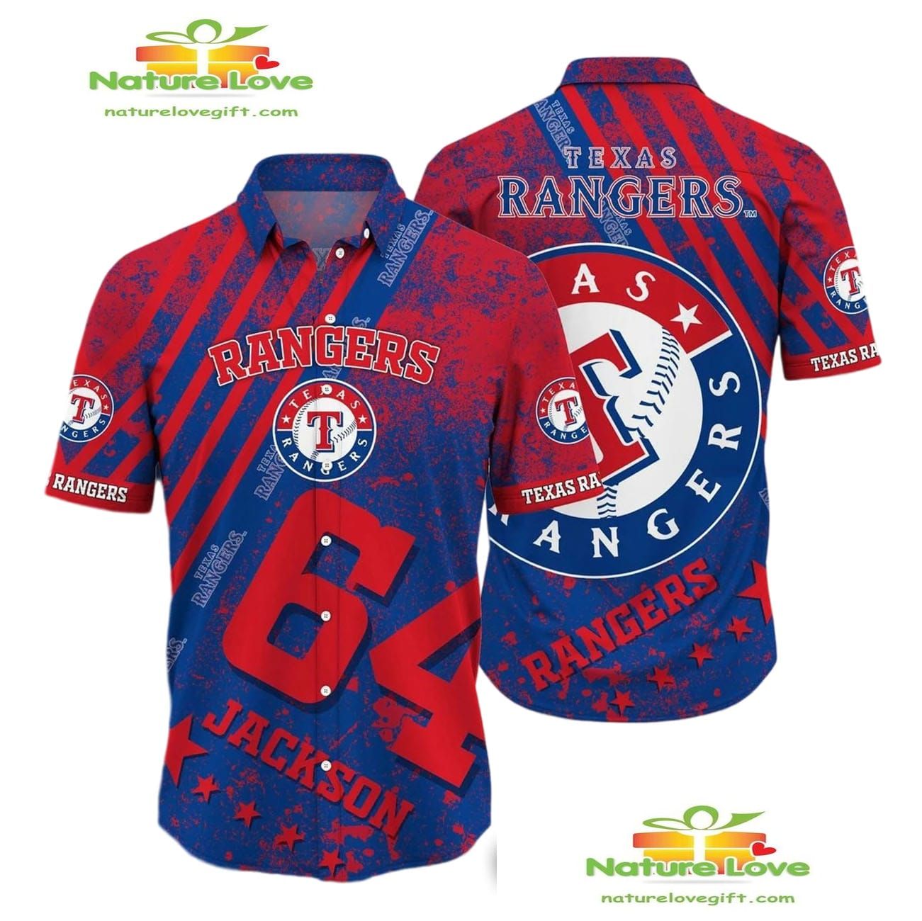 Texas Rangers Hawaiian Shirt Personalized Aloha Shirt DT-ENZ5F3PV