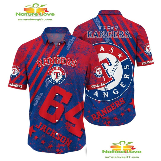 Texas Rangers Hawaiian Shirt Personalized Aloha Shirt DT-ENZ5F3PV