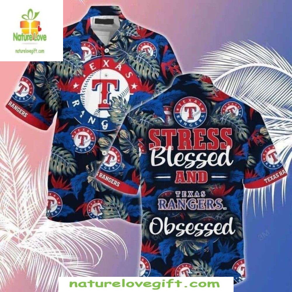 Texas Rangers MLB Hawaiian Shirt Stylish Baseball Fan Apparel