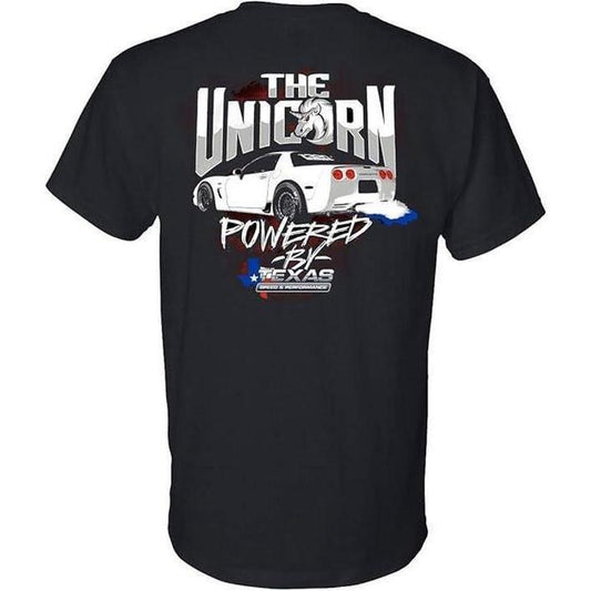 Texas Speed Unicorn Corvette T-shirt, Menswear Car Parts Short Sleeve Hoodie, Sweatshirt | InkThreadWorks.com