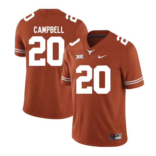 Texas Longhorns CAMPBELL 20 Orange