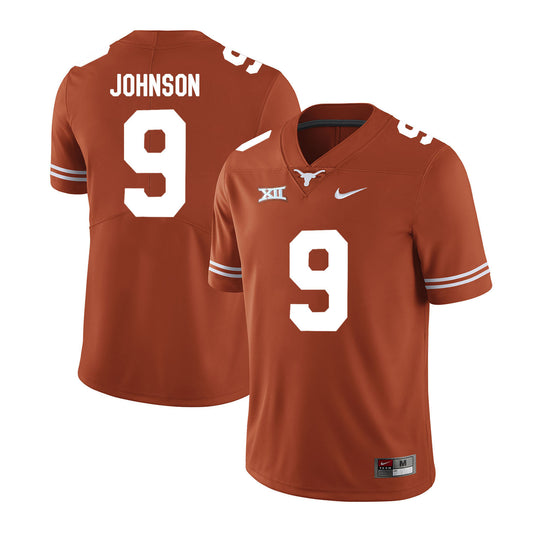 Texas Longhorns Collin Johnson 9 Orange