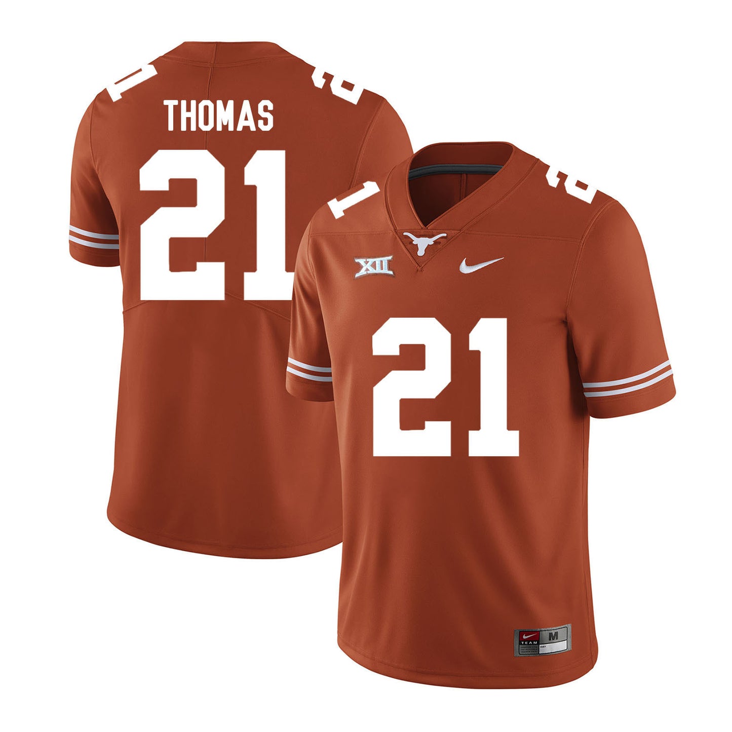 Texas Longhorns Duke Thomas 21 Orange