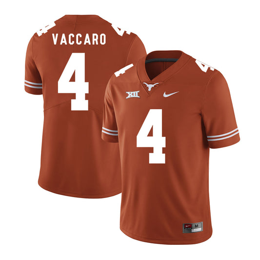 Texas Longhorns Kenny Vaccaro 4 Orange
