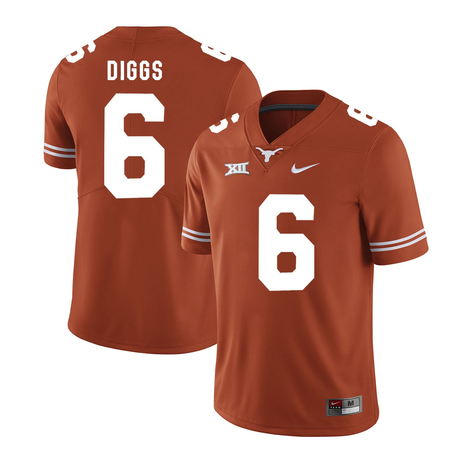 Texas Longhorns Quandre Diggs 6 Orange