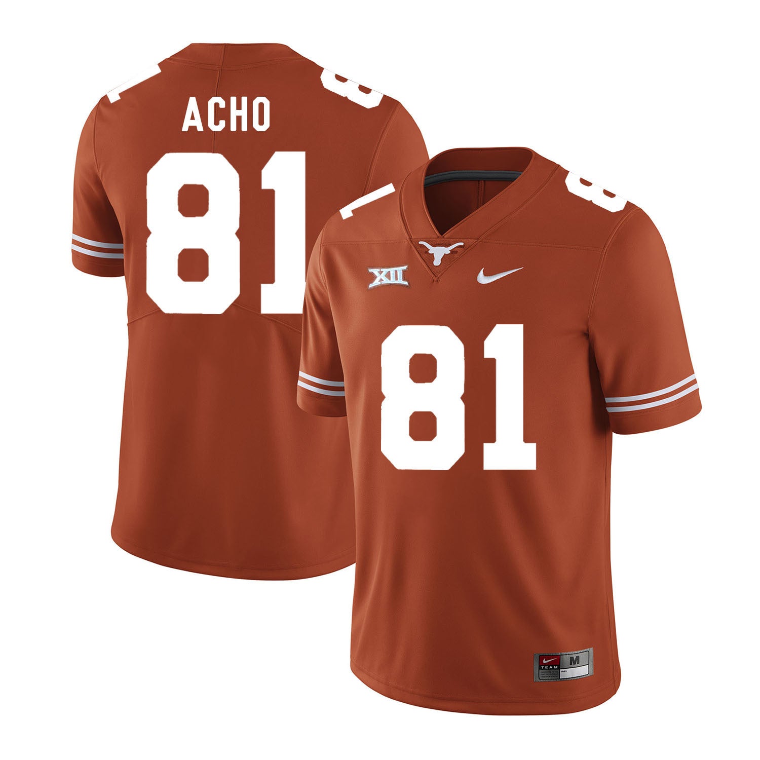 Texas Longhorns Sam Acho 81 Orange