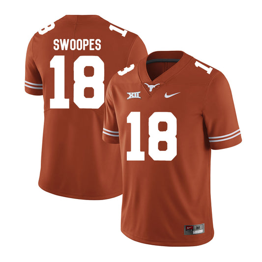 Texas Longhorns Tyrone Swoopes 18 Orange