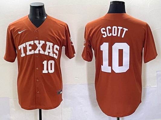 Texas Longhorns #10 Mia Scott ncaa Collaboration Style 10