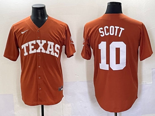 Texas Longhorns #10 Mia Scott ncaa Collaboration Style 11