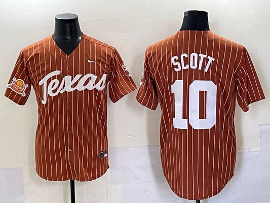 Texas Longhorns #10 Mia Scott ncaa Collaboration Style 5