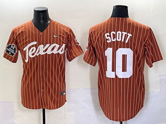 Texas Longhorns #10 Mia Scott ncaa Collaboration Style 6