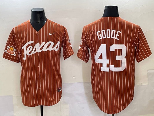 Texas Longhorns #43 ncaa Collaboration Style 1