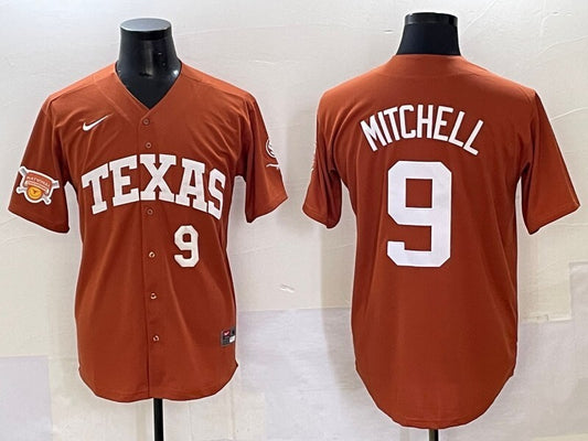 Texas Longhorns #9 ncaa Collaboration Style 2