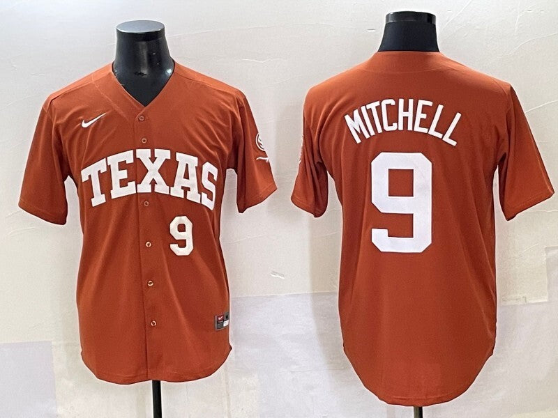 Texas Longhorns #9 ncaa Collaboration Style 3
