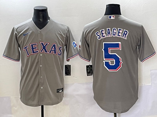 Texas Rangers #5 Corey Seager Rangers Adult Style 2