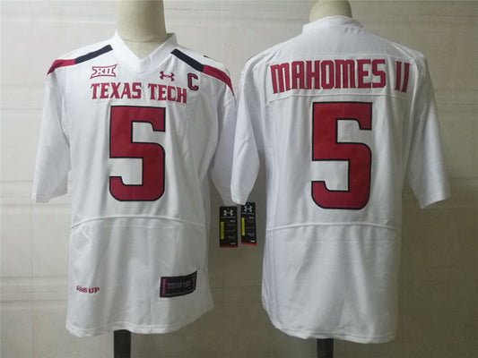 Texas Tech Red Raiders #5 Patrick Mahomes II Red Style 1