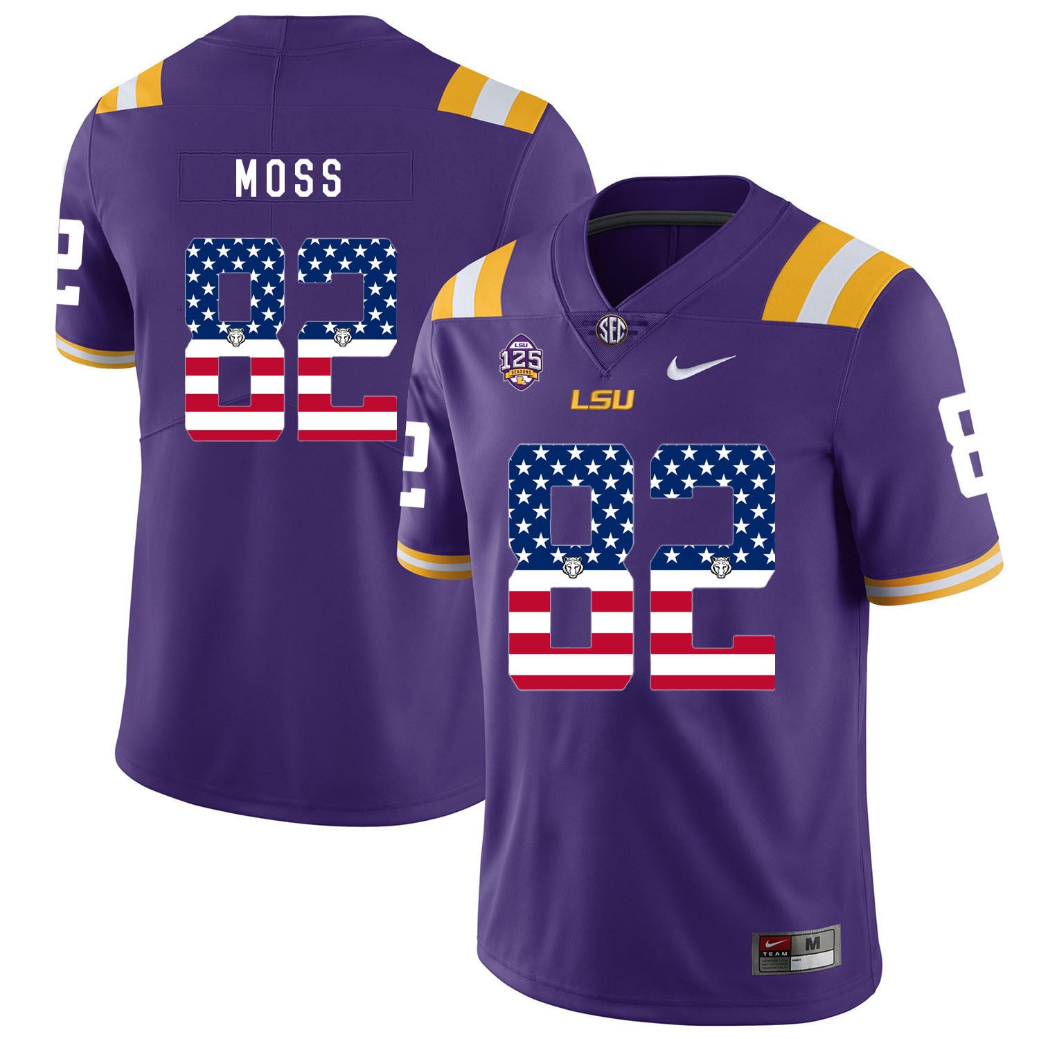 Thaddeus Moss 82 Purple
