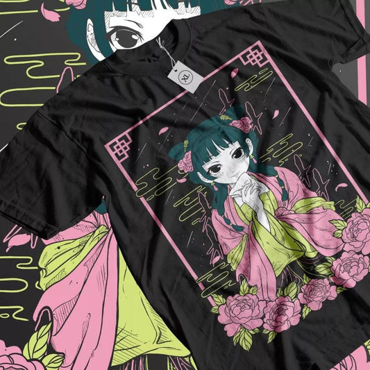 The Apothecary Diaries Anime T-shirt & Sweatshirt, Maomao Cute Girl Waifu Graphic Tee, Vintage Oversized Unisex Streetwear, Manga Gift For Men Women