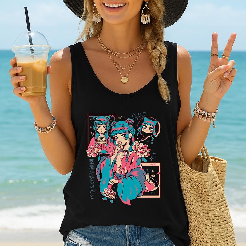 The Apothecary Diaries Tank Top, MaoMao, Jinshi, Anime Shirt, Kawaii T-Shirts, Japanese Summer Vibes Hoodie, Sweatshirt