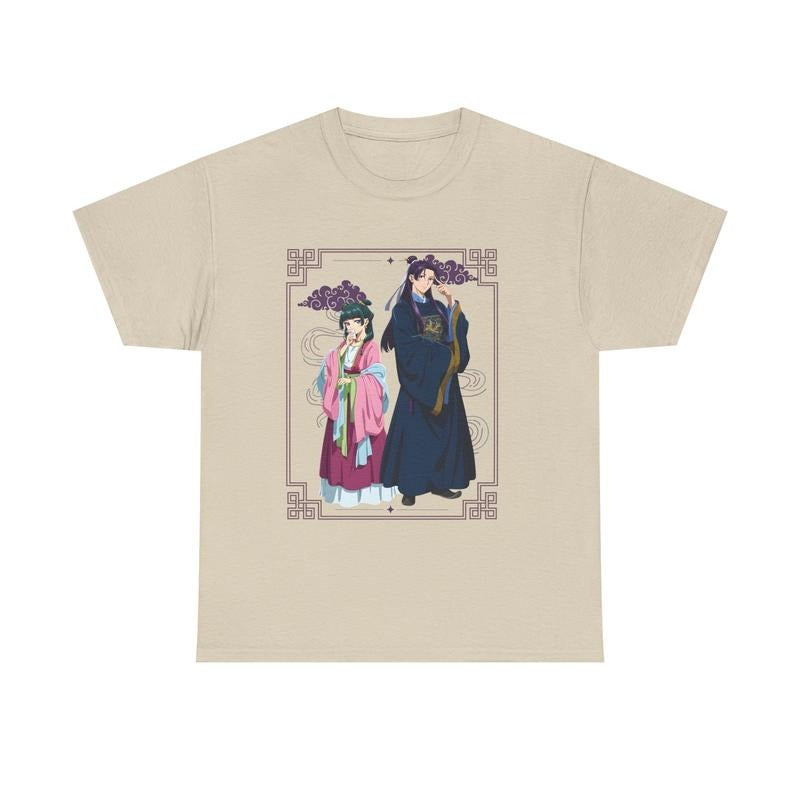 The Apothecary Diaries Tshirt, MaoMao, Jinshi, Anime Shirt, Kawaii T-Shirts, Japanese Graphic Teesstyle{n002}4