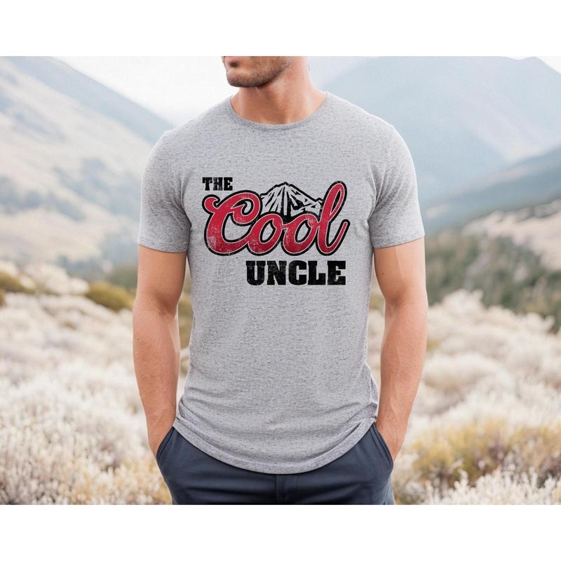 The Cool Uncle T-Shirt, Funny Uncle Shirt, Cool Uncle Shirt, New Uncle Gift, Uncle Birthday Shirt, Uncle Day Shirt, Baby Announcement Shirt