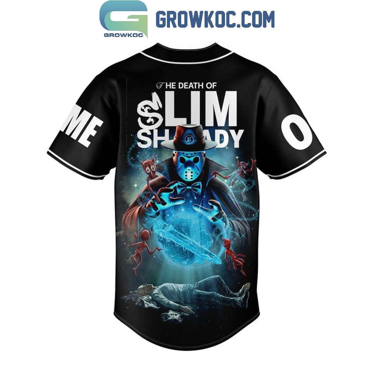 The Death Of Slim Shady The Killer Eminem Personalized Baseball Jersey
