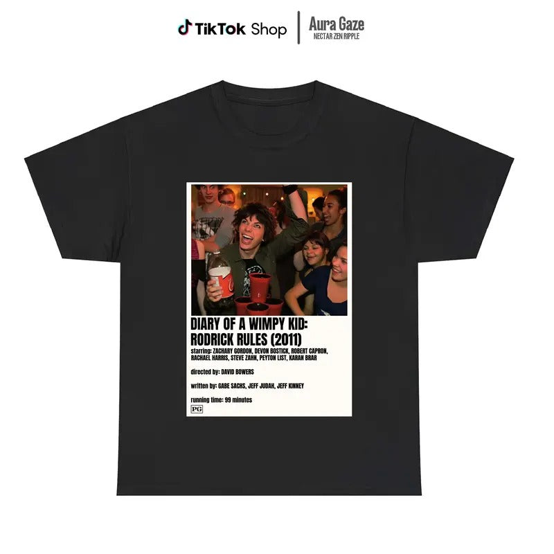 The Diary of A Wimpy Kid Rockrick Rules T-shirt- Sweatshirt- Hoodie, Funny Movie Shirt, Comedy Film Tops, Vintage Unisex Cotton Top Womenswear