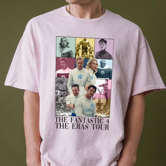 The Fantastic Four First Steps Shirt, Fantastic Four The Era Tour T-Shirt, Avengers Super Studio Sweatshirt, Reed Richards Hoodie