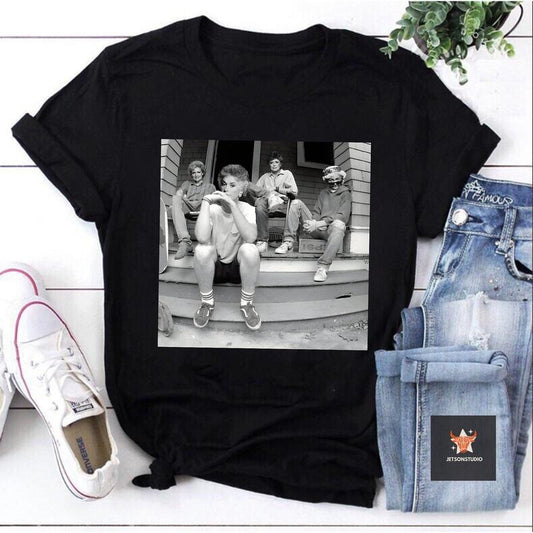 The Golden Girls Unisex Vintage T-Shirt, Squad Girls Shirt Best Price Hoodie, Sweatshirt | InkThreadWorks.com