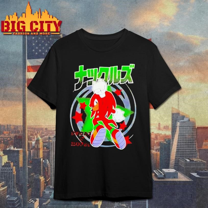 The Hedgehog Knuckles Star Portrait Shirt