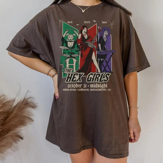 The Hex Girls Inspired Tee, The Hex Girls Rock Band Music T-Shirt Hex Girls 2023 Tour Tee Birthday Rock Band Sweatshirt